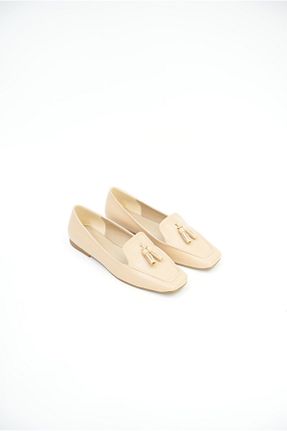 بابت بژ زنانه چرم مصنوعی EYMEN SHOES - کد 902351769