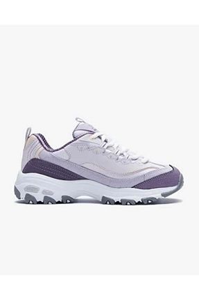 کفش اسنیکر بنفش زنانه بند دار Skechers - کد 339403010