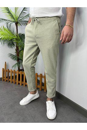 شلوار سبز مردانه پنبه ای MODA - کد 901325069