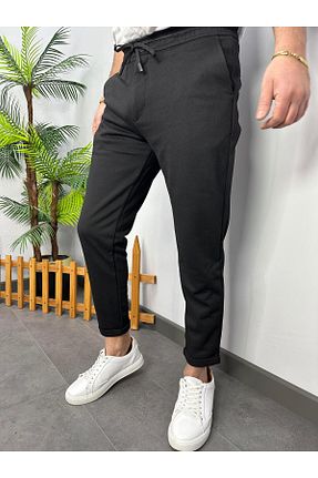 شلوار مشکی مردانه پنبه ای MODA - کد 901329047