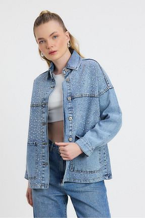 کت آبی زنانه رگولار Rays - کد 901344548