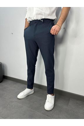 شلوار سرمه ای مردانه پارچه MODA - کد 901325680