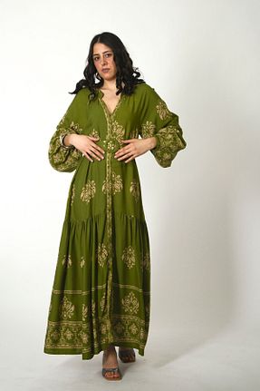 لباس سبز زنانه بافتنی ABBRA - کد 899115638