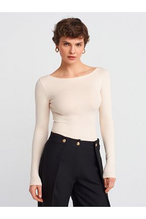 بلوز طوسی زنانه ساده Dilvin - کد 901341099