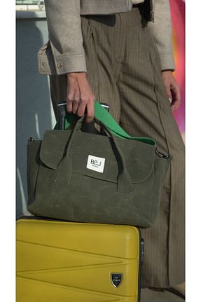 کیف دوشی سبز زنانه پارچه ای BEJ STORE - کد 895289056