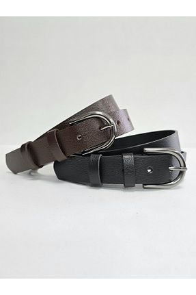کمربند مشکی زنانه چرم خالص Kemerix - کد 901361241