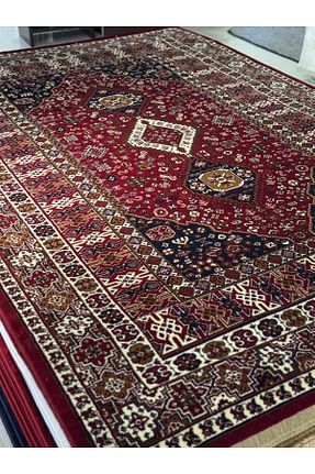 فرش زرشکی آنتی باکتریال Padişah Halı - کد 901360434
