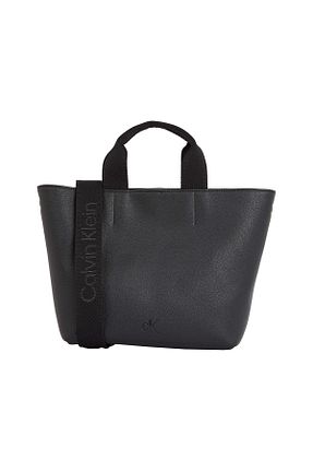 کیف دستی مشکی زنانه چرم مصنوعی Calvin Klein - کد 901389296