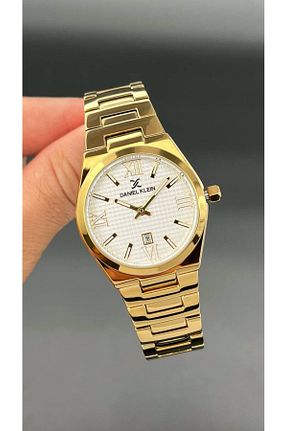 ساعت مچی طلائی زنانه 38 میلی متر Daniel Klein - کد 672778595