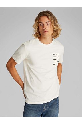 تیشرت سفید مردانه رگولار Calvin Klein - کد 901388001