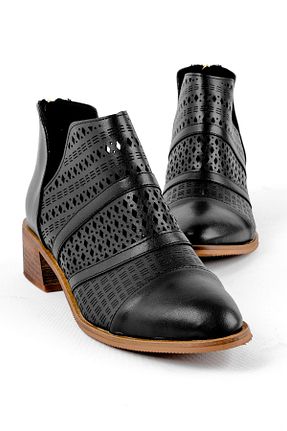 بوت / نیم بوت مشکی زنانه جیر LAL SHOES & BAGS - کد 269267538