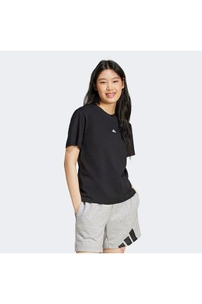 تیشرت مشکی زنانه رگولار adidas - کد 901285365
