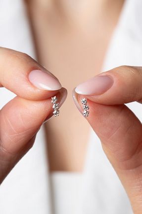 گوشواره نقره زنانه 925 عیار Elika Silver - کد 750776688