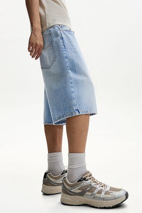 شلوارک و برمودا آبی مردانه اسلیم Bershka - کد 901388533