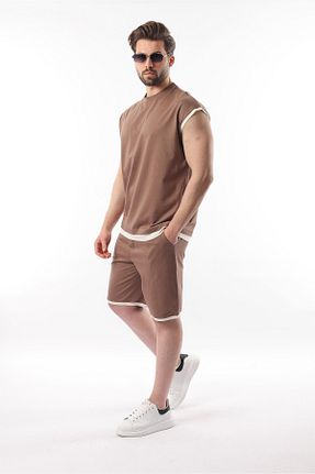 شلوارک و برمودا قهوه ای مردانه Straight Madmext - کد 901390307