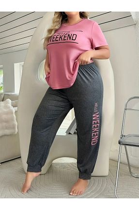 ست گرمکن رنگی زنانه پنبه پلی استر DAXİS Sportwear Company - کد 901395300