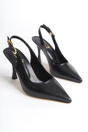 کفش استایلیتو مشکی پاشنه نازک Red&Shoe - کد 902394452
