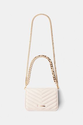 کیف دستی بژ زنانه ابعاد کوچک Bershka - کد 788702632