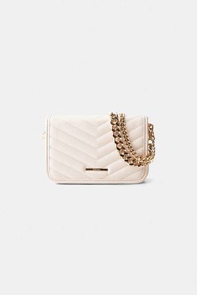 کیف دستی بژ زنانه ابعاد کوچک Bershka - کد 788702632