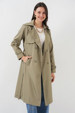 ترنچکت سبز زنانه پلی استر Bigdart - کد 902404326