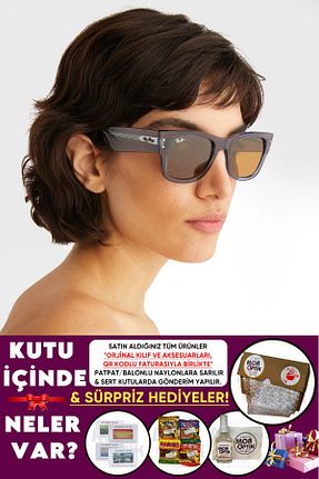 عینک آفتابی آبی زنانه UV400 Ray-Ban - کد 798786180