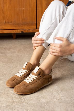کفش اسنیکر رنگی زنانه بند دار SHOESTEP - کد 897194056