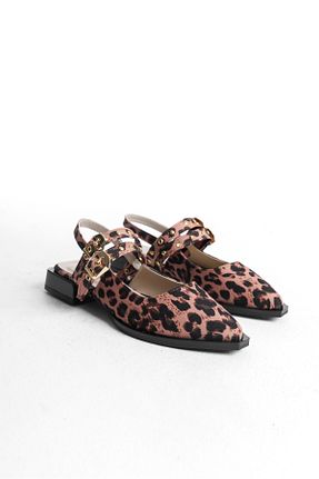صندل بژ زنانه پاشنه تخت Liza Shoes - کد 901445435