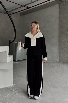 ست بالاتنه و پائین تنه رنگی زنانه تریکو Byelmira - کد 900369037