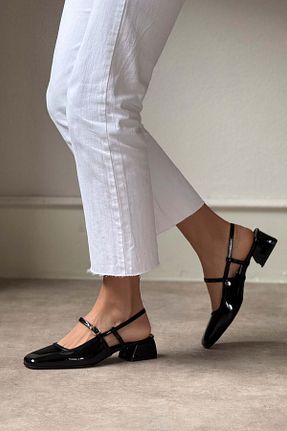 بابت مشکی زنانه چرم مصنوعی NİŞANTAŞI SHOES - کد 812233940