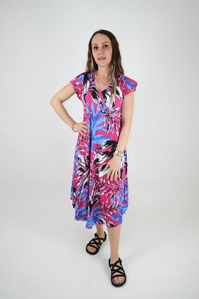 لباس رنگی زنانه بافتنی Türkiş Otantik - کد 901587238