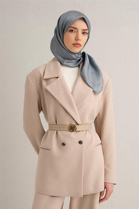 روسری سرمه ای İpek Jakar Armine - کد 893784722