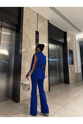 ست بالاتنه و پائین تنه سرمه ای زنانه بافتنی Ekim Store - کد 901548027