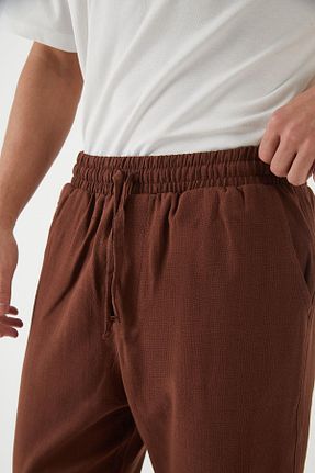 شلوار قهوه ای مردانه بافتنی Valiberta - کد 901597086
