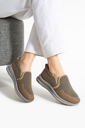 کفش پیاده روی بژ زنانه پارچه ای EDS Shoes - کد 902490587