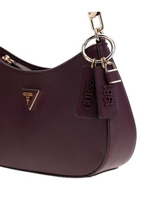 کیف دوشی زرشکی زنانه پلی اورتان Guess - کد 901580160