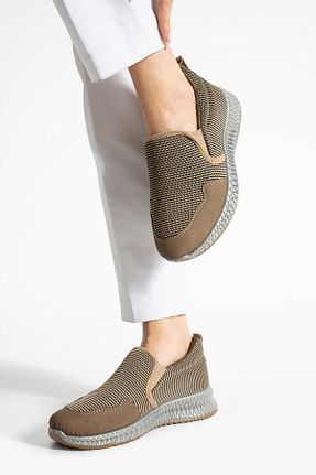 کفش پیاده روی بژ زنانه پارچه ای EDS Shoes - کد 902490587