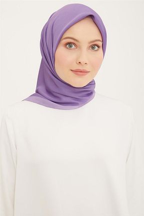 روسری بنفش پنبه ای Armine - کد 762242329
