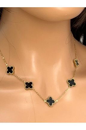 گردنبند استیل ( فولاد ) مشکی زنانه استیل (فولاد) ESNASTORE - کد 901542150
