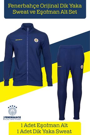 سوئیشرت اسپرت سرمه ای مردانه رگولار Fenerbahçe - کد 902566857