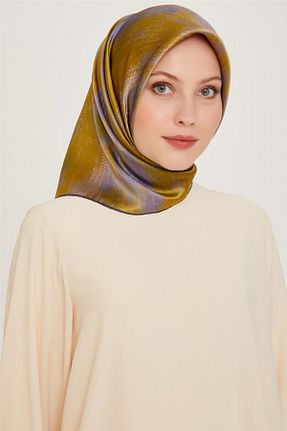 روسری مشکی کرپ ساتن ابریشم Armine - کد 859109113