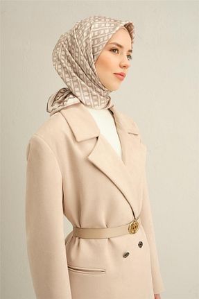 روسری قهوه ای İpek Tivil Armine - کد 901463551