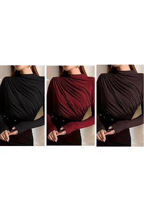 بلوز رنگی زنانه ساده peri tower - کد 901457059