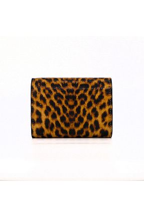 کیف پول زرد زنانه سایز متوسط Lux Leder - کد 901590999