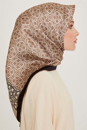 روسری سفید کرپ ساتن ابریشم Armine - کد 862127474