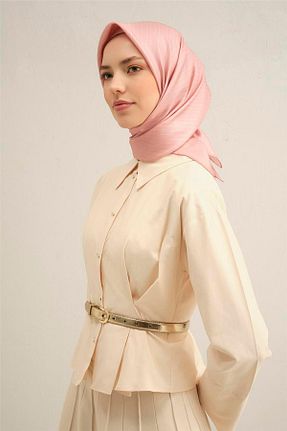 روسری صورتی İpek Tivil Armine - کد 901455218