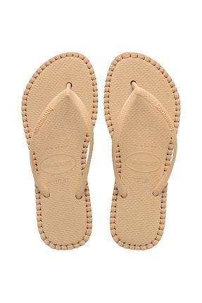 دمپائی بژ زنانه پاشنه پلتفرم Havaianas - کد 901591767
