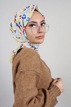 روسری رنگی پلی استر Emproyal - کد 483750315