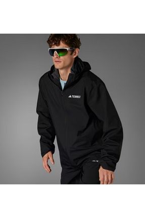 کاپشن اسپرت مشکی مردانه مقاوم در برابر آب adidas - کد 901588118