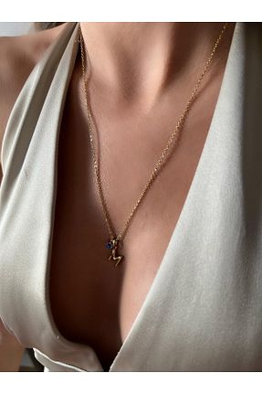 گردنبند استیل ( فولاد ) بژ زنانه استیل (فولاد) İNN JEWELLERY - کد 901629948