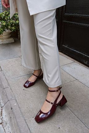 بابت زرشکی زنانه چرم لاکی ich1one - کد 901607372